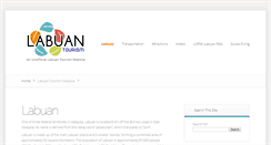 Desktop Screenshot of labuantourism.com.my
