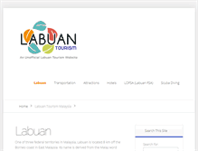 Tablet Screenshot of labuantourism.com.my